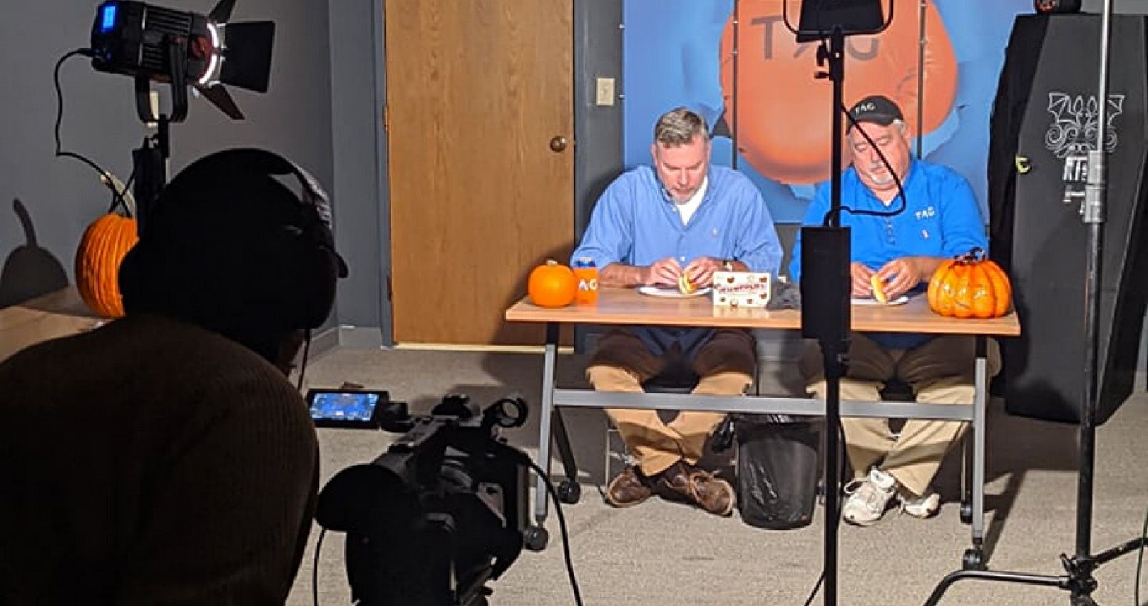 Behind the scenes video shoot